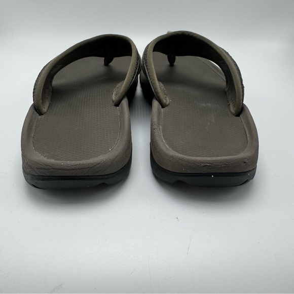 Teva Pajaro Flip Flop Mens Size 12 Beige Brown Sandals Beach Vacation Casual - Picture 4 of 6